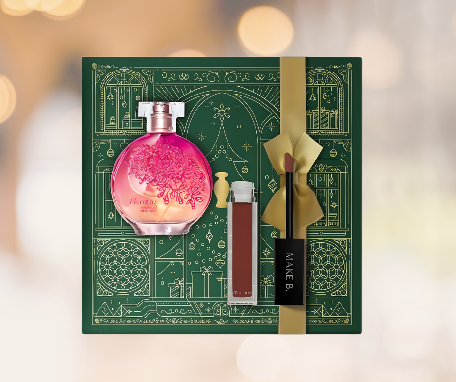 Set de regalo navideño de cachemira cálida Floratta Summer Romance