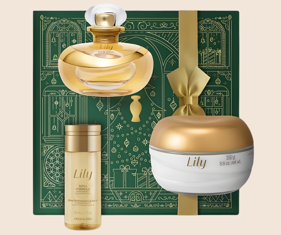 Kit de Natal com aroma de lírio