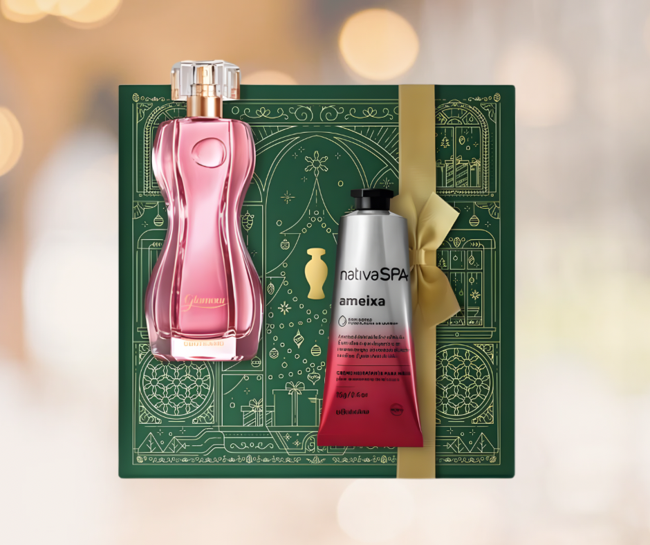 Kit de Natal Glamour: Perfume + Ameixa
