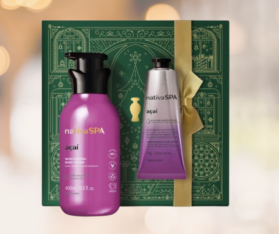 Kit de Mãos de Natal Nativa SPA com Açaí