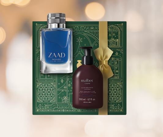 Kit de Natal: Perfume Zaad Mondo + Malbec