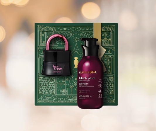 Kit de Natal Her Code Touch Black Plum