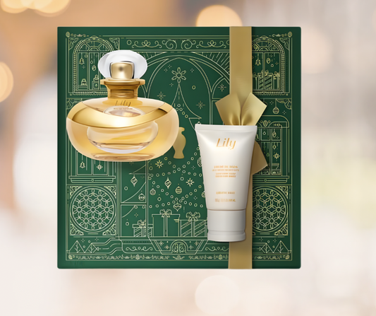 Kit de Natal com Perfume Clássico Lily