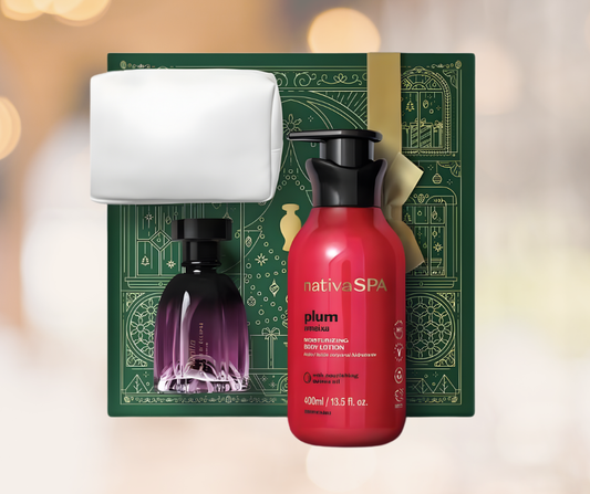 Kit Ameixa Floratta Eclipse de Natal Necessário