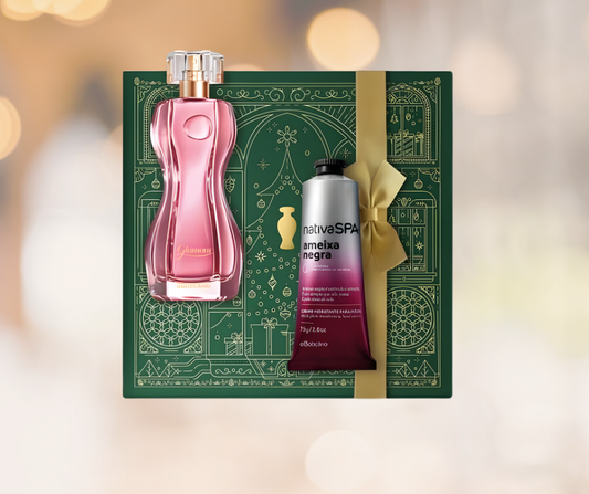 Kit de Natal Glamour: Perfume + Ameixa